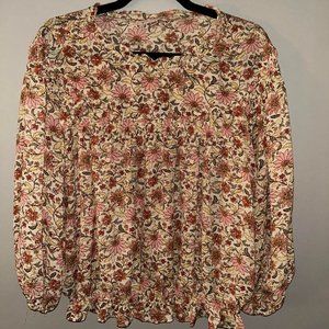 Philosophy Floral Blouse - Womens XL